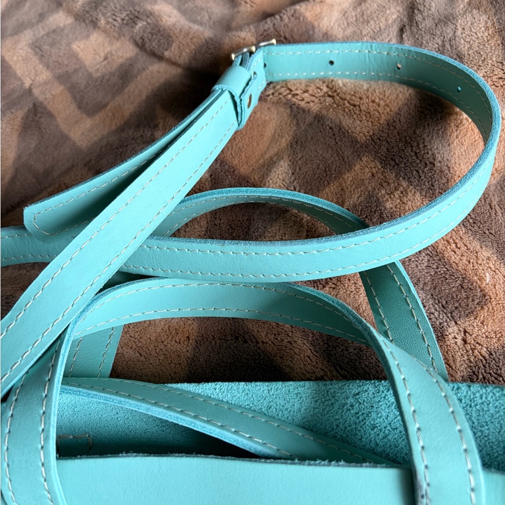 Portland Leather Mint Leather Tote Bag - Picture 4 of 4